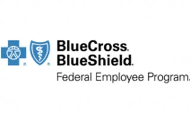 BlueCross BlueShield Federal Employee Program logo with a blue cross and shield icon.